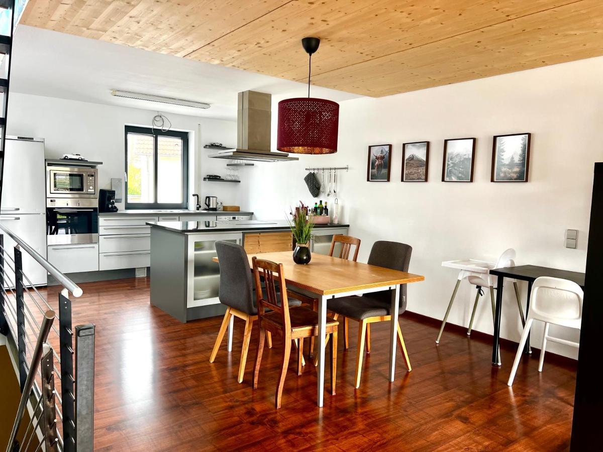 Mopa - Stylisch Wohnen Zwischen Alb Und Legoland Villa Leipheim Dış mekan fotoğraf
